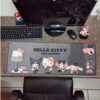 Hello Kitty Desk Pad Kitty & Friends Black
