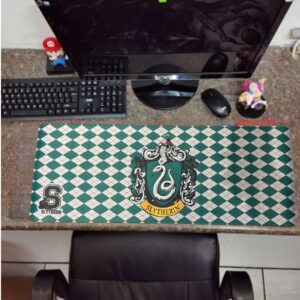 Harry Potter Desk Pad Slytherin Color Logo