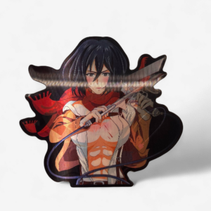 Attack On Titan Holographic Sticker Mikasa