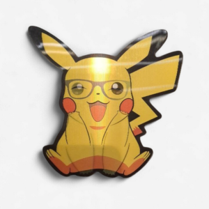 Pokemon Holographic Sticker Nerd Pikachu