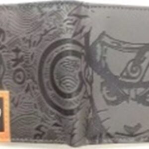 Naruto Wallet Leaf Gray