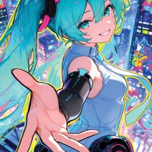 Hatsune Miku Poster Persona 5