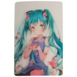 Hatsune Miku 3D Sticker Pink Blossoms