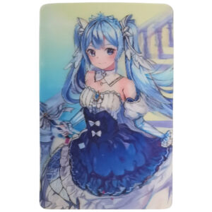 Hatsune Miku 3D Sticker Blue & White Dress