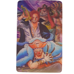 One Piece 3D Sticker Shanks x Buggy