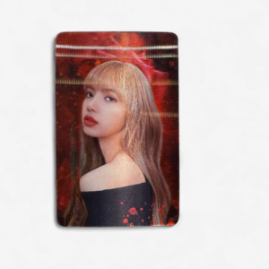 BlackPink 3D Sticker Lisa Red Splat