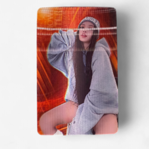 BlackPink 3D Sticker Lisa Grey Hoodie