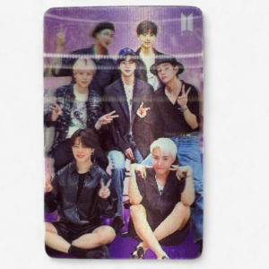 BTS 3D Sticker Group in Black