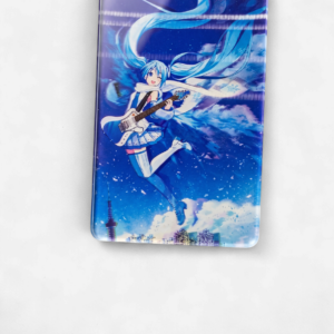 Hatsune Miku 3D Sticker Snow Guitar
